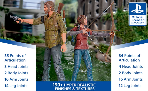 Joel y Ellie Figura de acción
